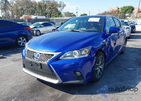 2015 Lexus Ct 200H из США, поврежденный, VIN JTHKD5BH5F2240704